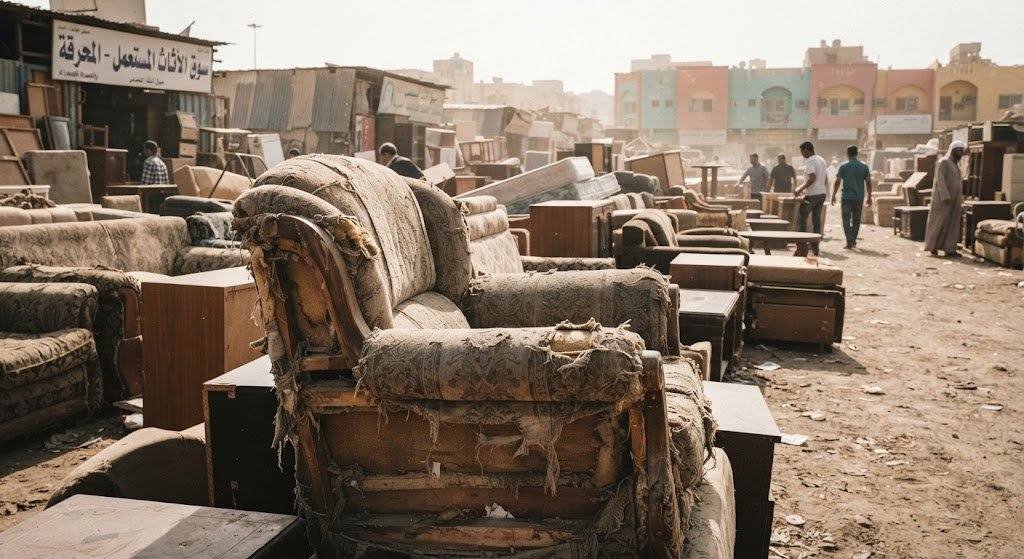 خدماتنا الشاملة في قط العفش والتخلص من الأثاث القديم بالكويت